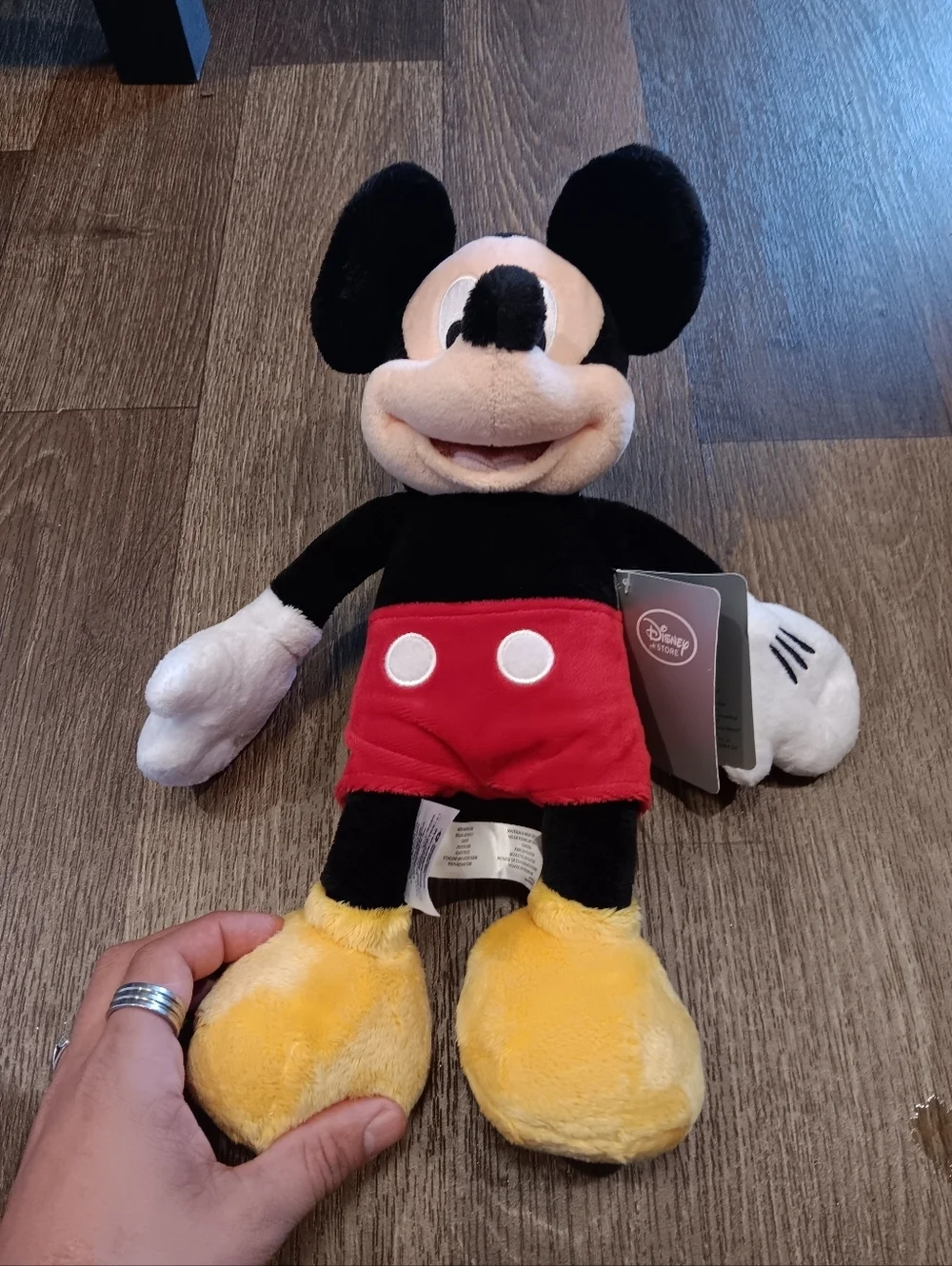 Disney Mickey Mouse Plush - Black, Red, White, Yellow